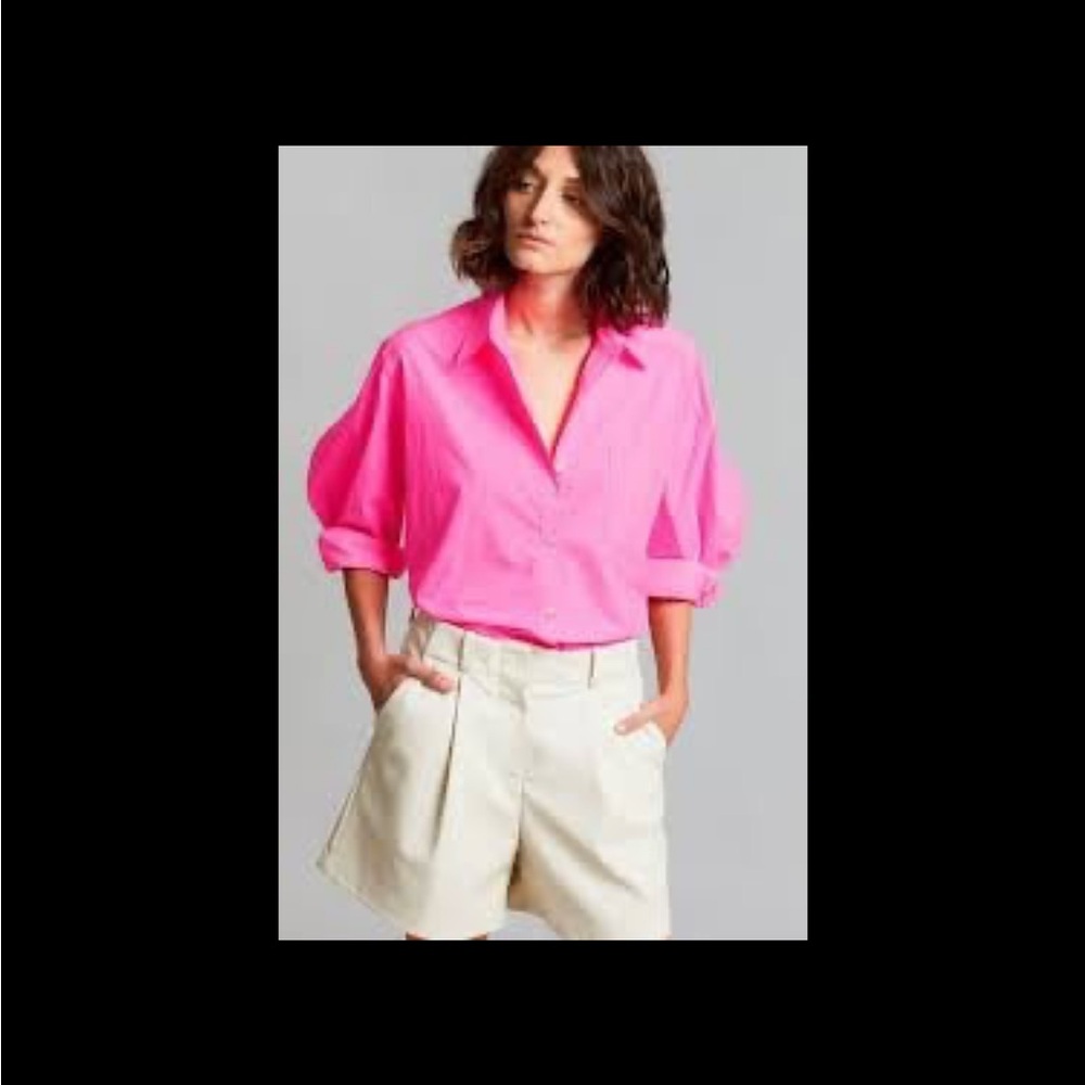 The Frankie Shop Melody Oversized Button Down Shirt SZ XS